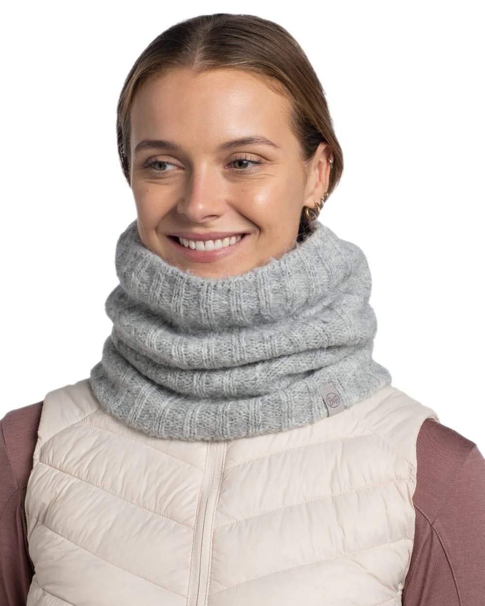 Buff Nerla Knitted Neck Warmer - Image 8