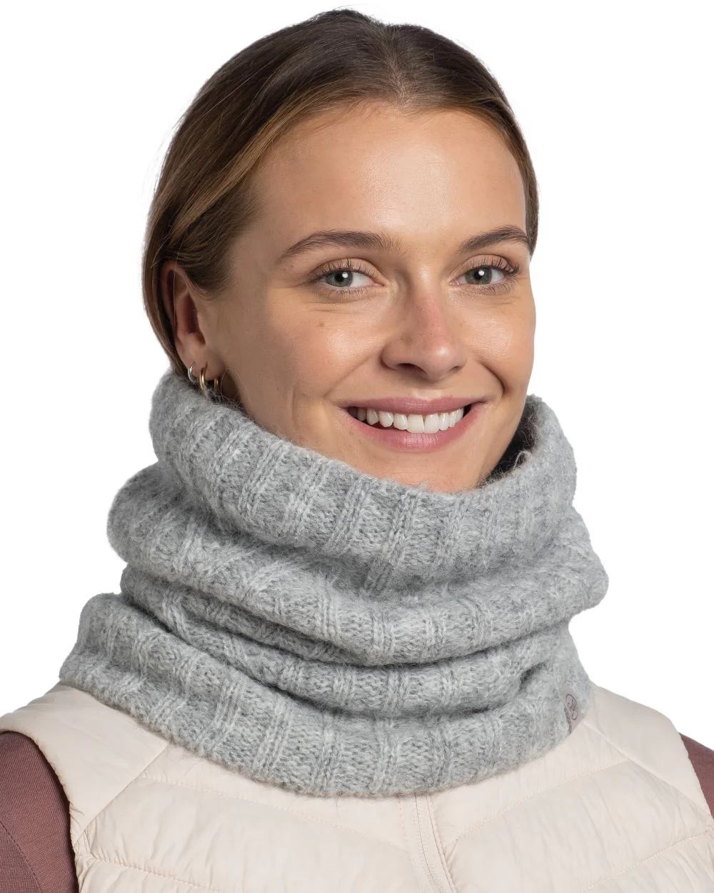 Buff Nerla Knitted Neck Warmer - Image 9