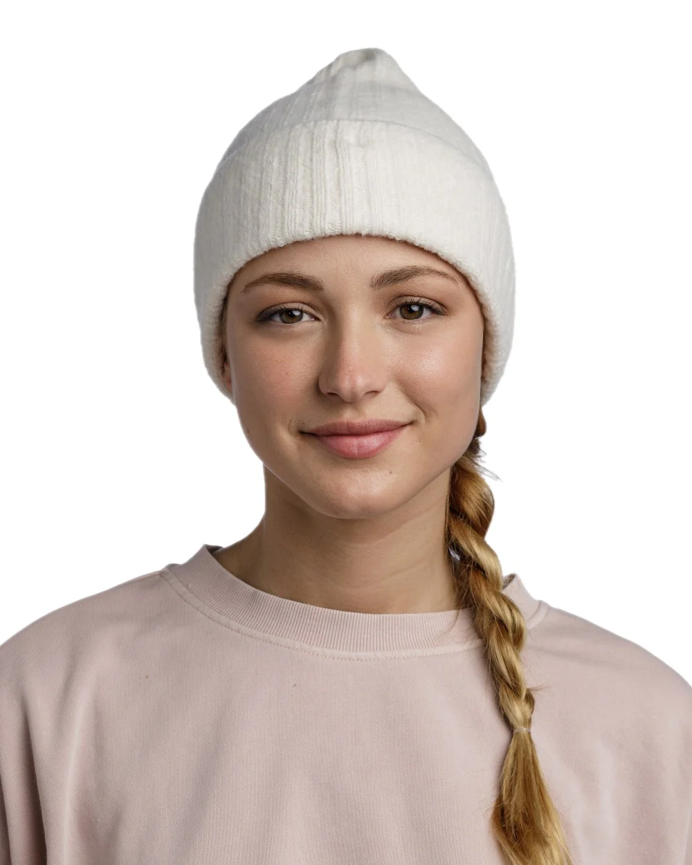 Buff Nilah Knitted Beanie - Image 3