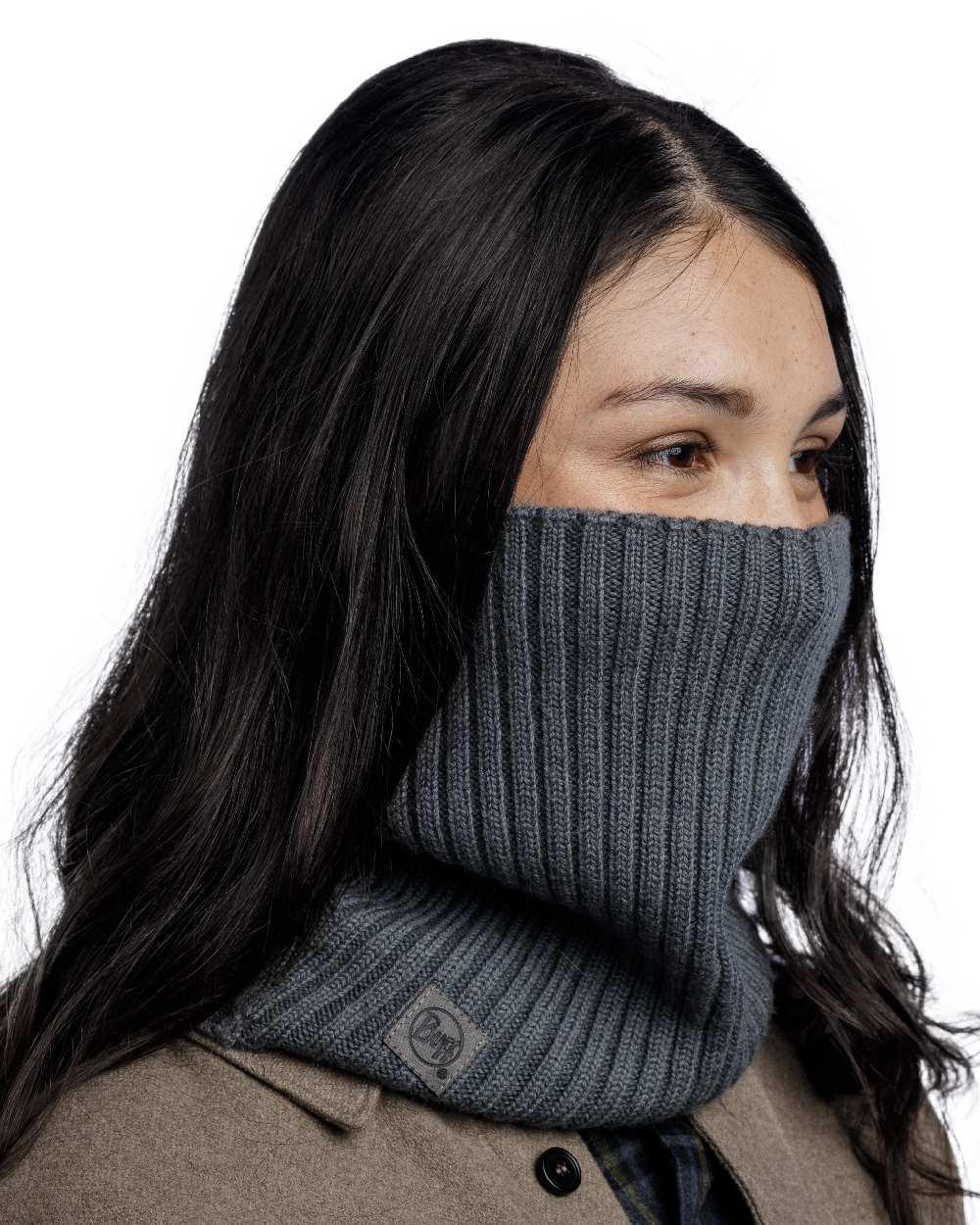 Buff Norval Merino Wool Knitted Neck Warmer - Image 13