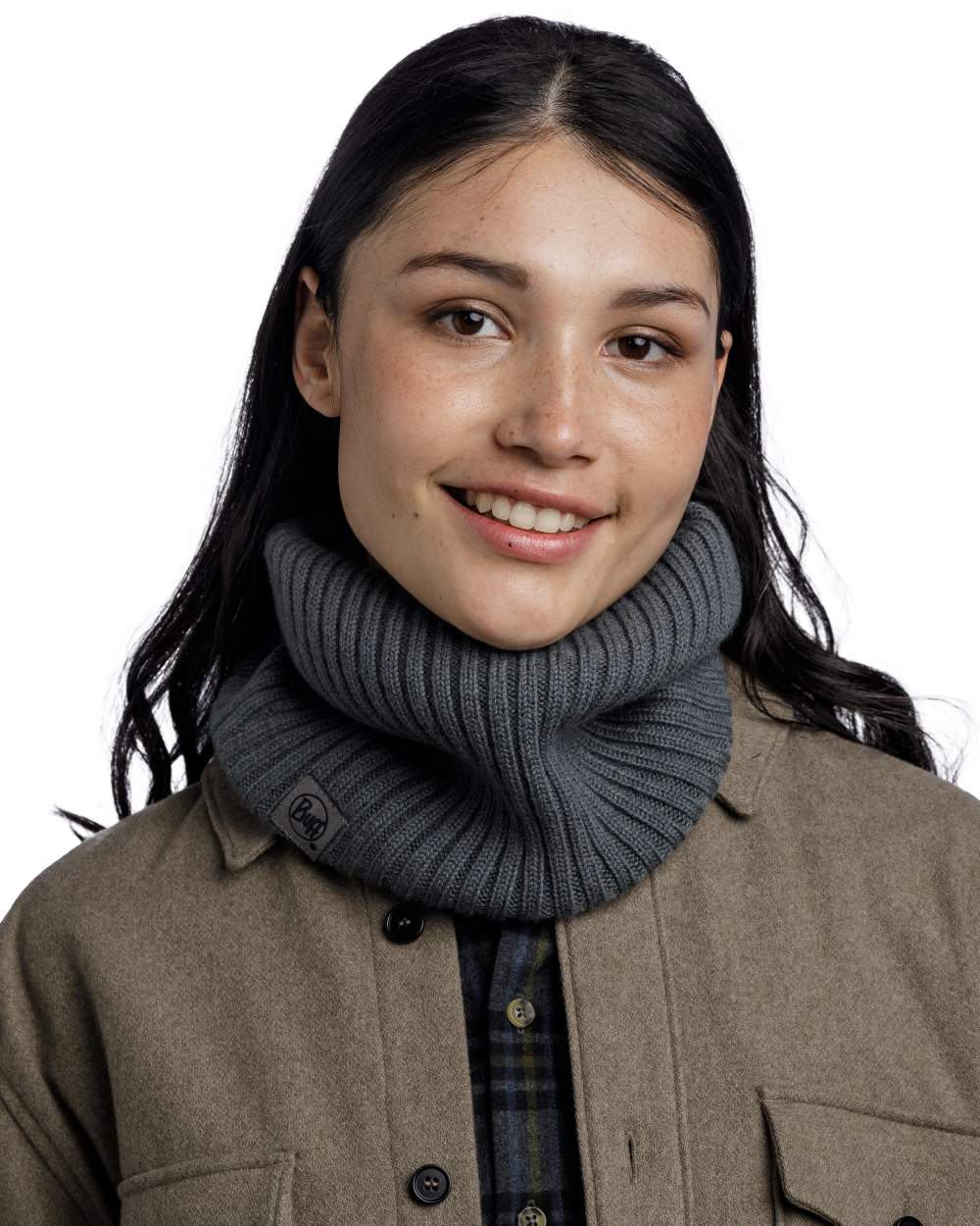 Buff Norval Merino Wool Knitted Neck Warmer - Image 14