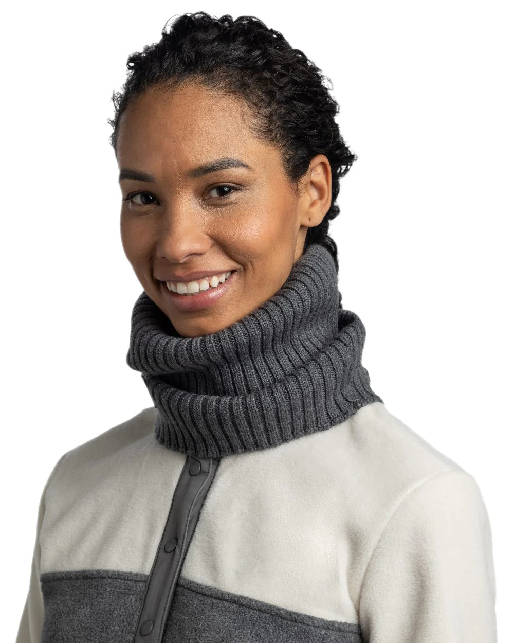 Buff Norval Merino Wool Knitted Neck Warmer - Image 19