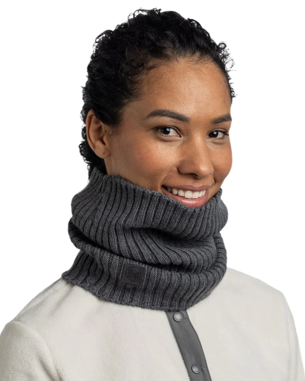 Buff Norval Merino Wool Knitted Neck Warmer - Image 20
