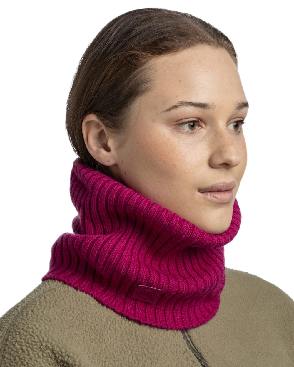 Buff Norval Merino Wool Knitted Neck Warmer - Image 29