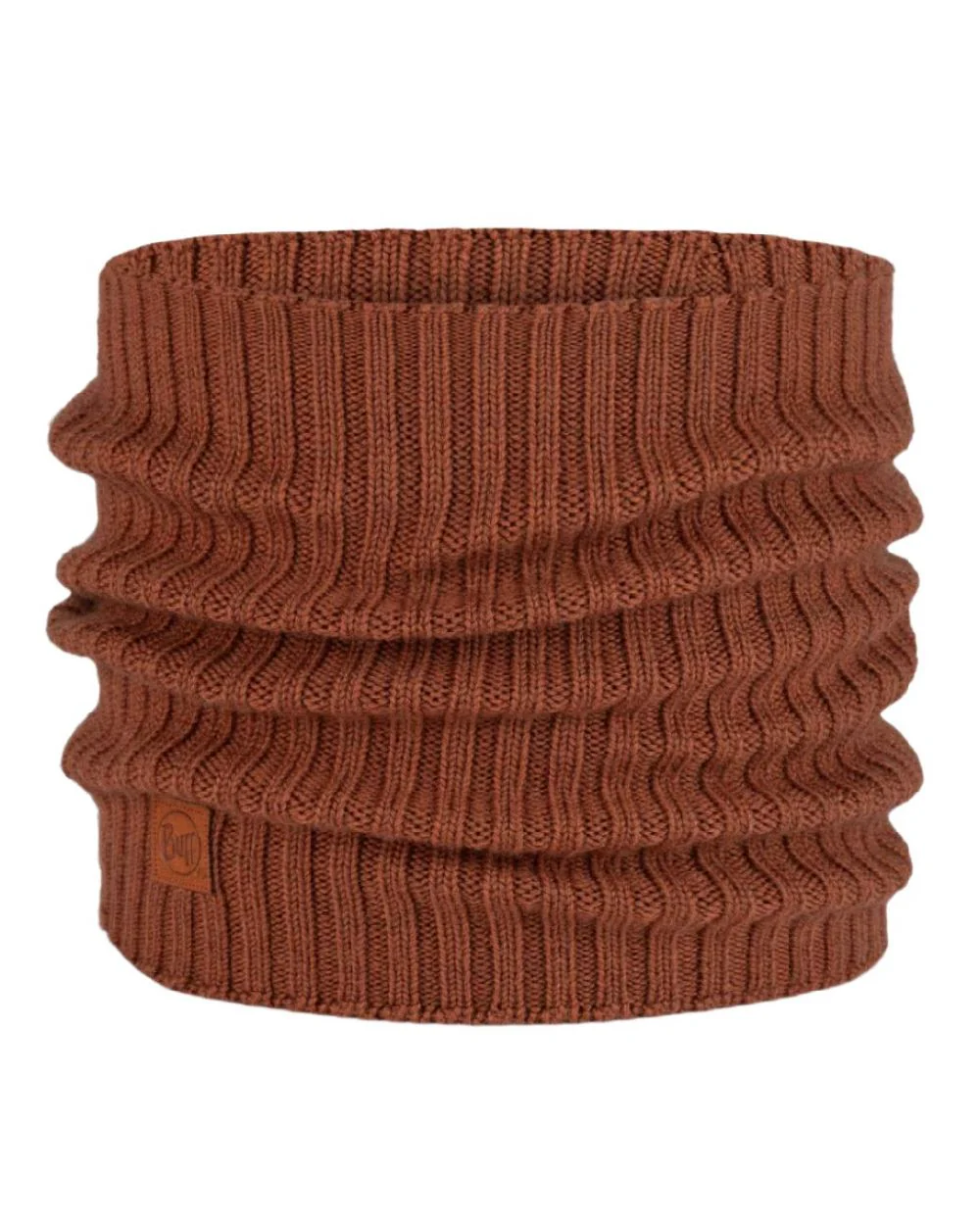 Buff Norval Merino Wool Knitted Neck Warmer - Image 3