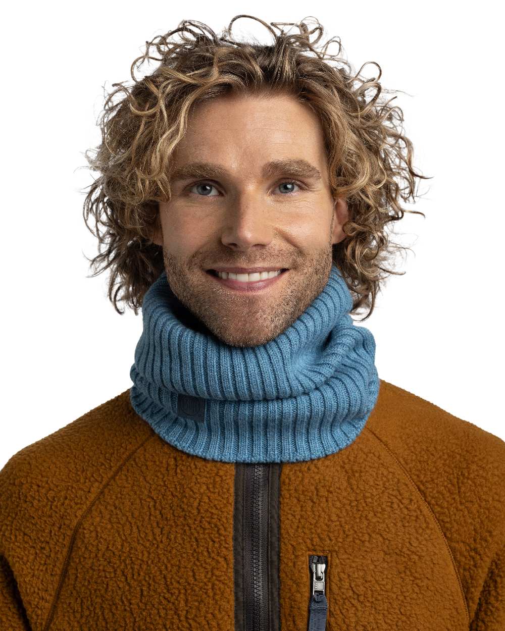 Buff Norval Merino Wool Knitted Neck Warmer - Image 32