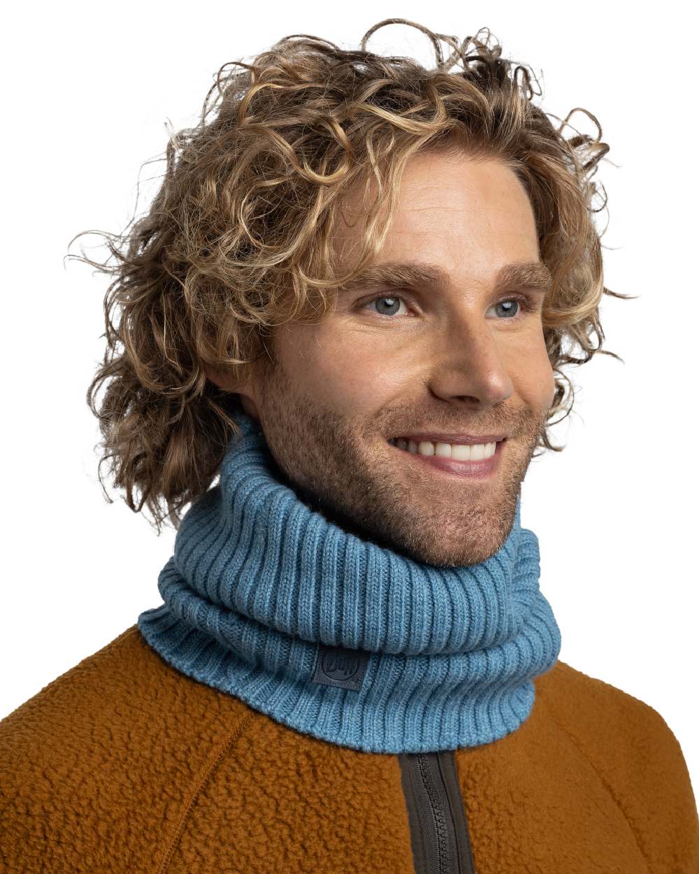 Buff Norval Merino Wool Knitted Neck Warmer - Image 33