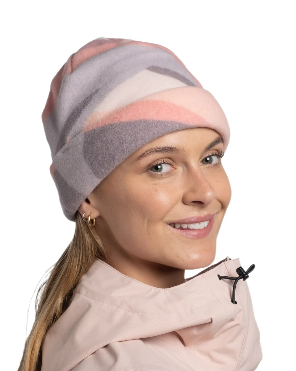 Buff Polar Prints Beanie - Image 2