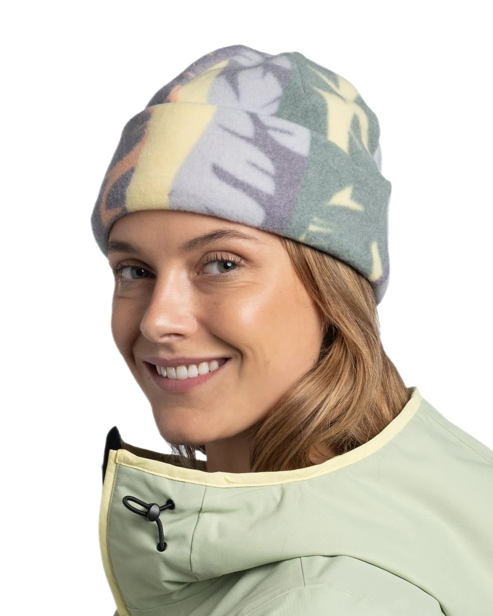 Buff Polar Prints Beanie - Image 25
