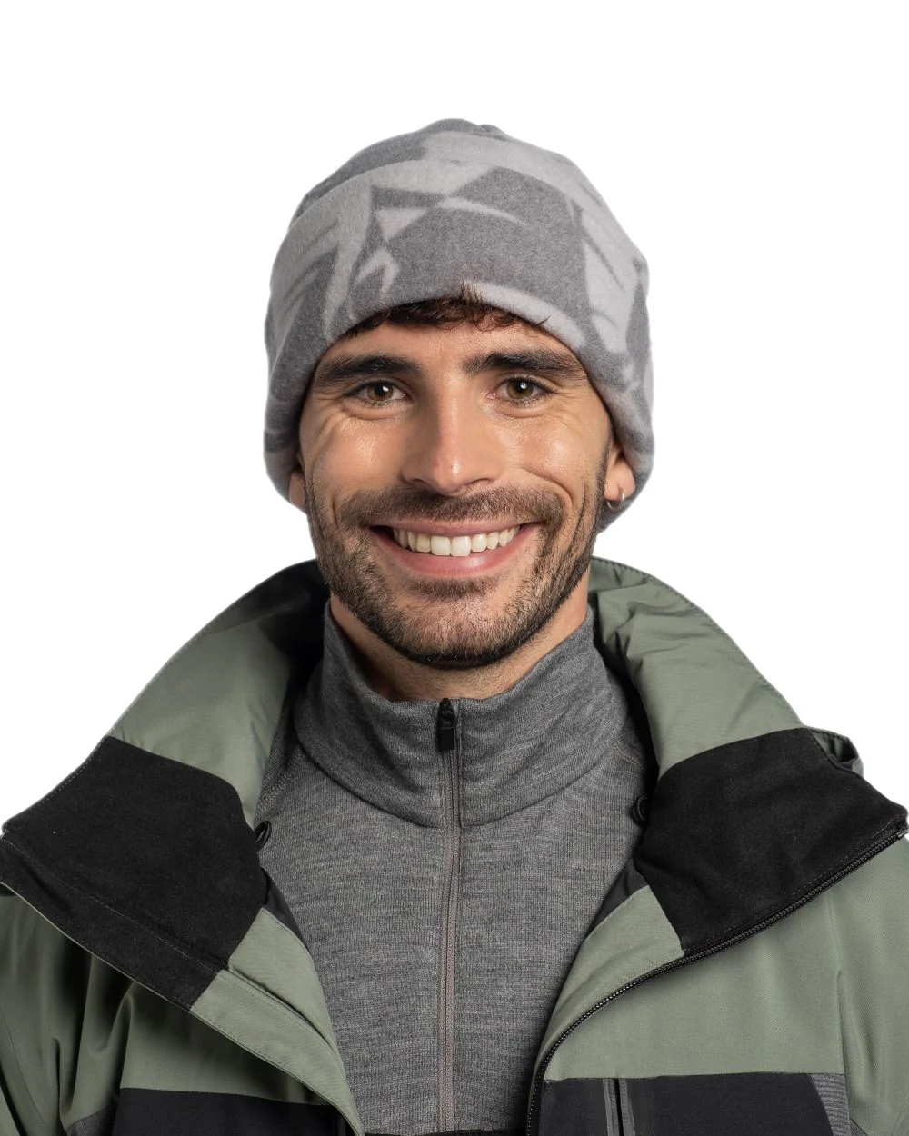 Buff Polar Prints Beanie - Image 7