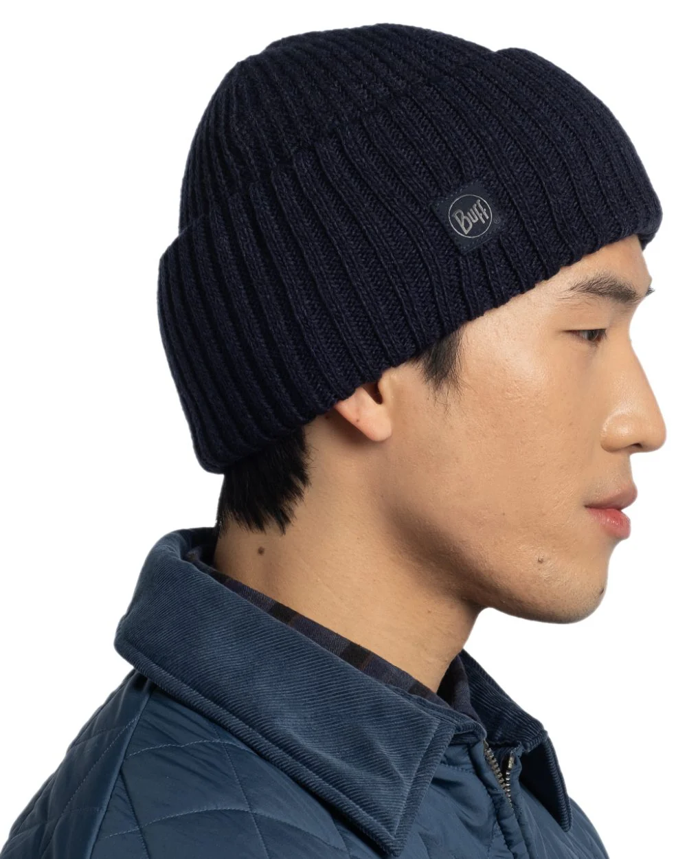Buff Rutger Knitted Beanie - Image 2
