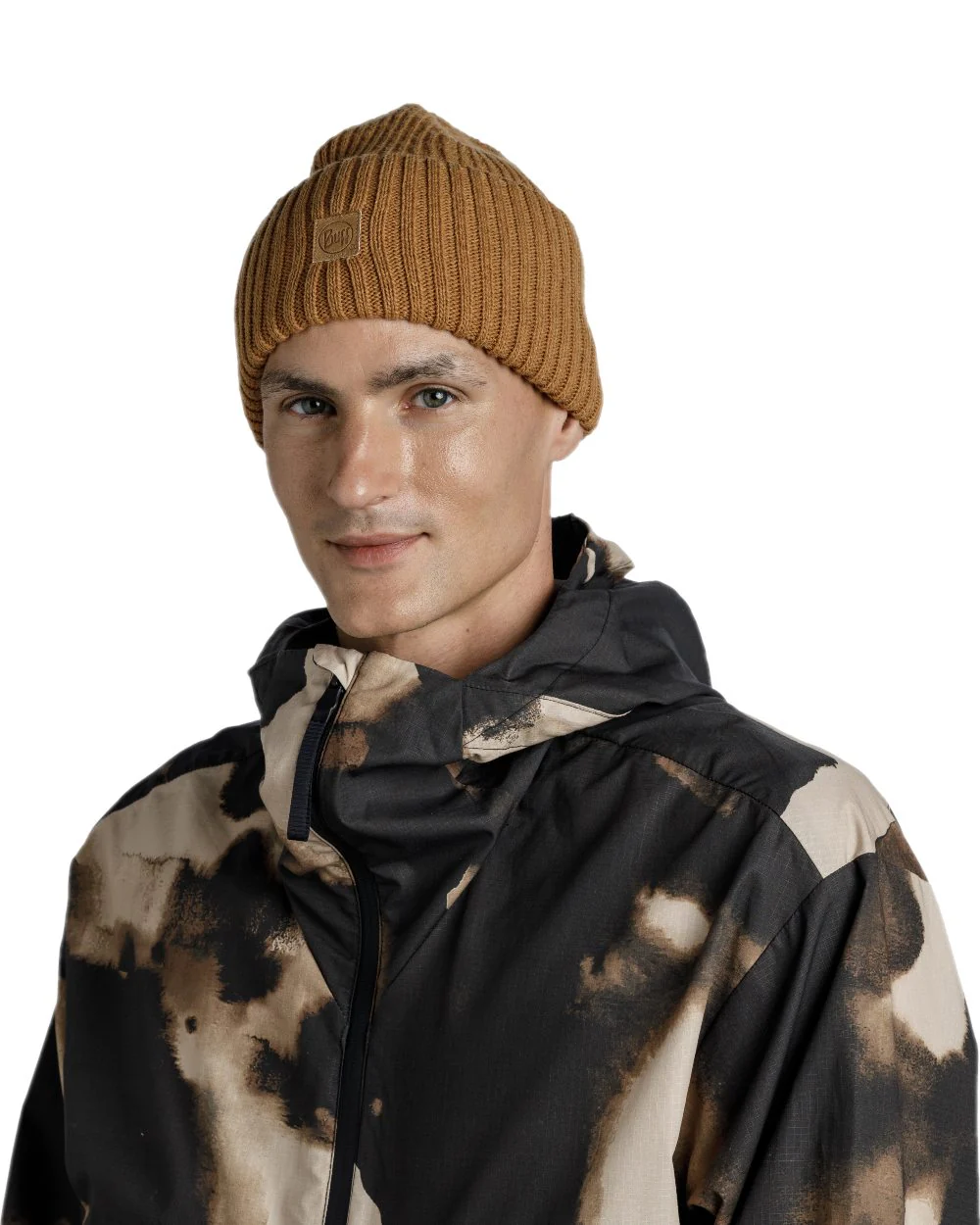 Buff Rutger Knitted Beanie - Image 5