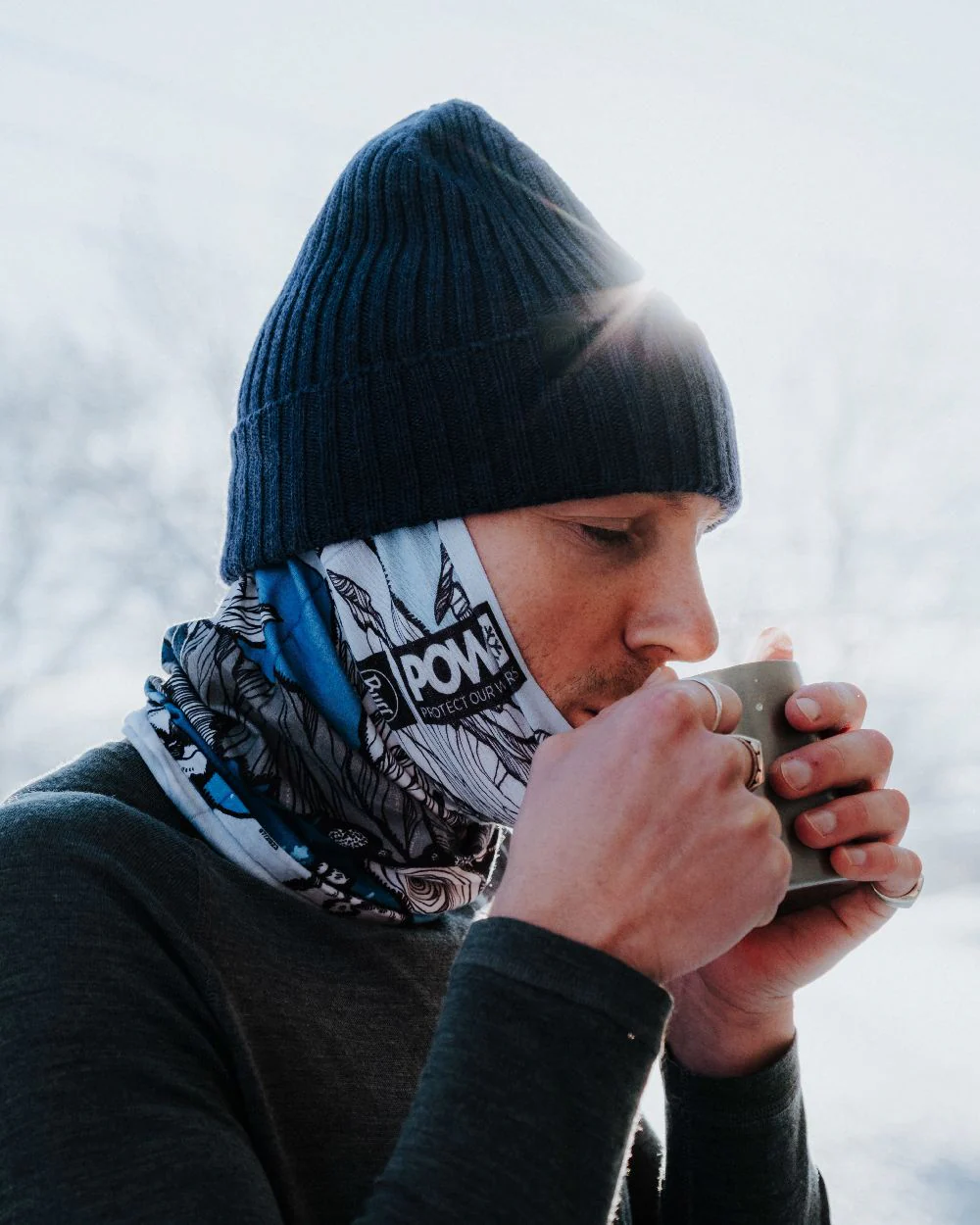 Buff Rutger Knitted Beanie - Image 8
