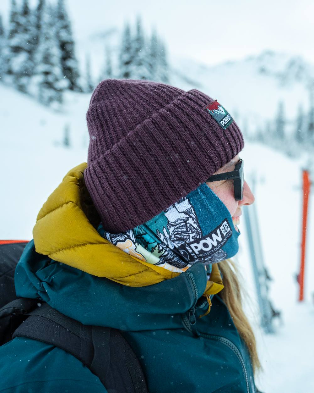 Buff Rutger POW Shadow Knitted Beanie - Image 3