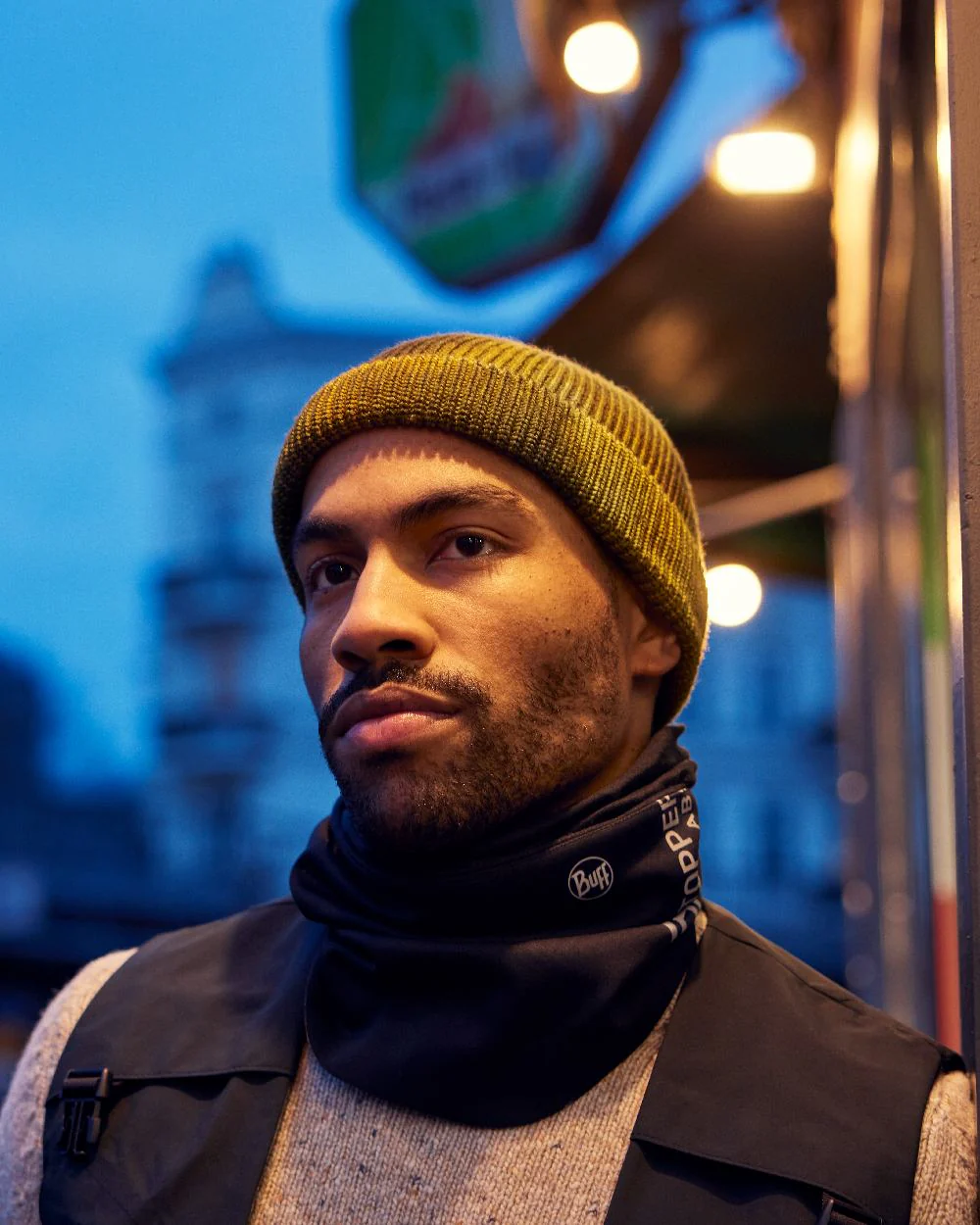 Buff Windproof Neckwear - Image 2