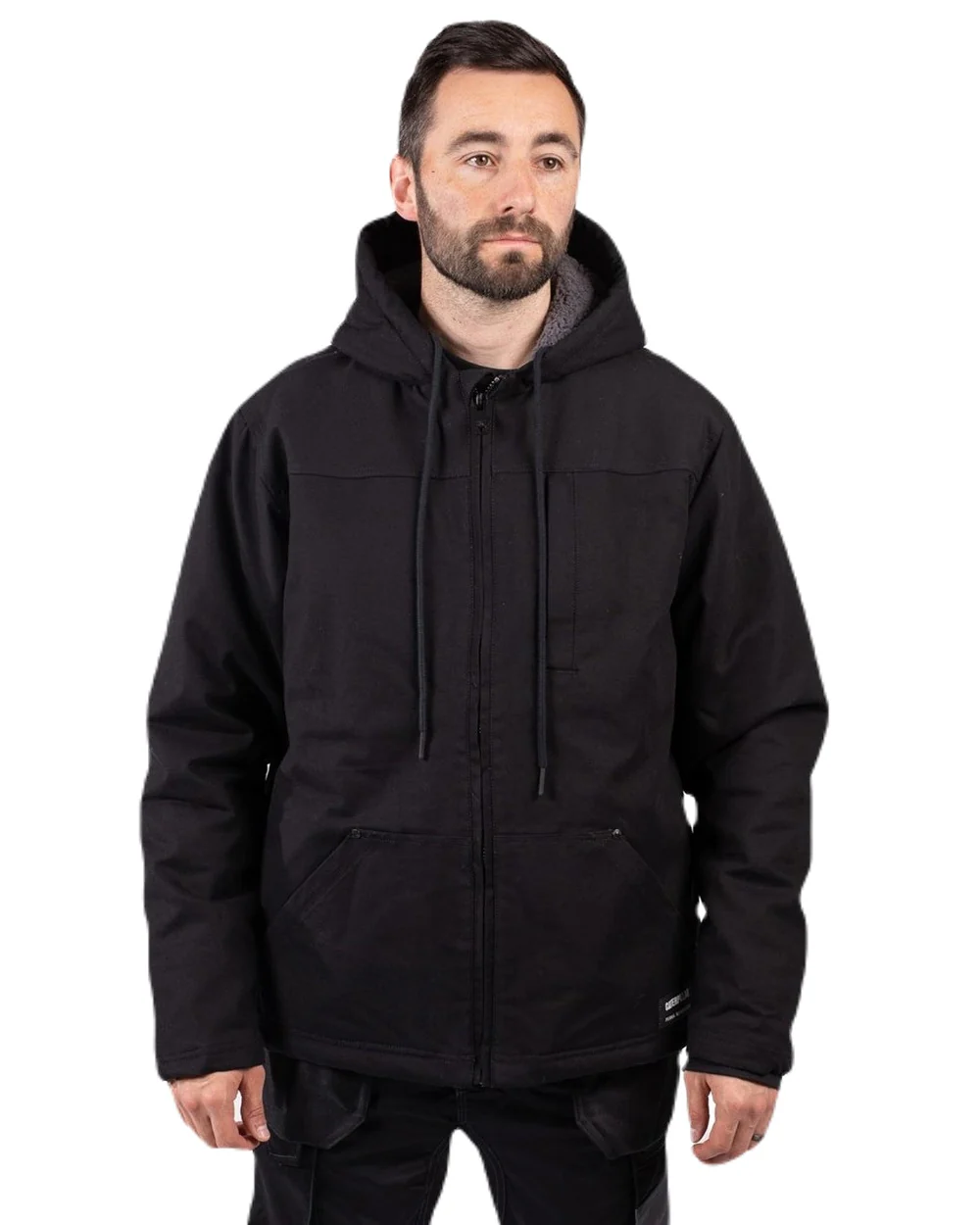 Caterpillar Mens Hooded Sherpa Lined Jacket - Image 4
