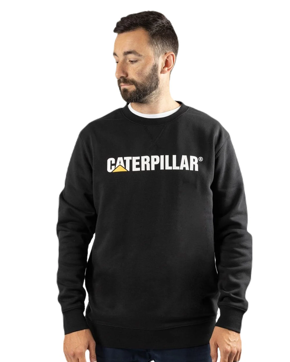 Caterpillar Mens Midweight Crewneck Sweatshirt - Image 2