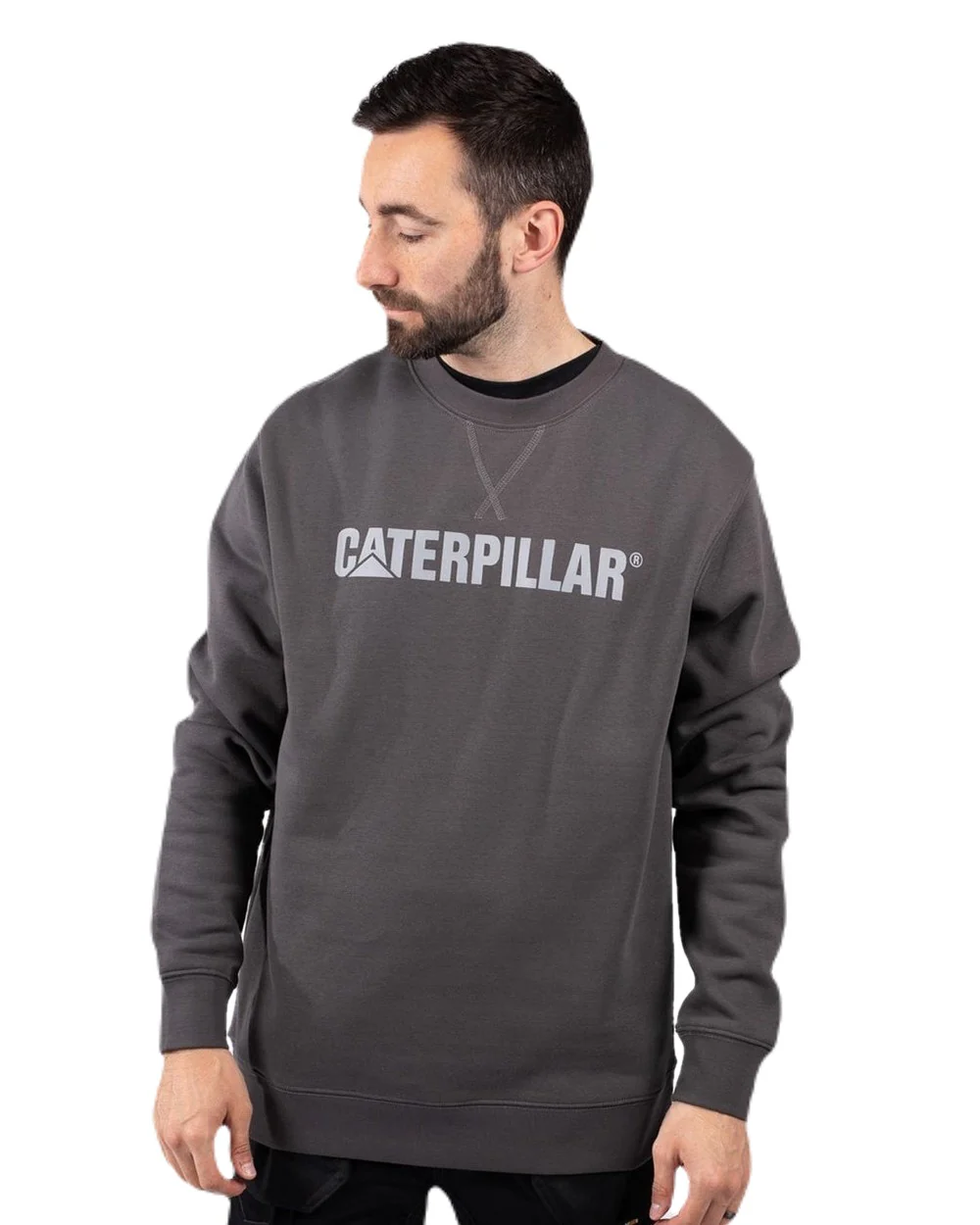 Caterpillar Mens Midweight Crewneck Sweatshirt - Image 7