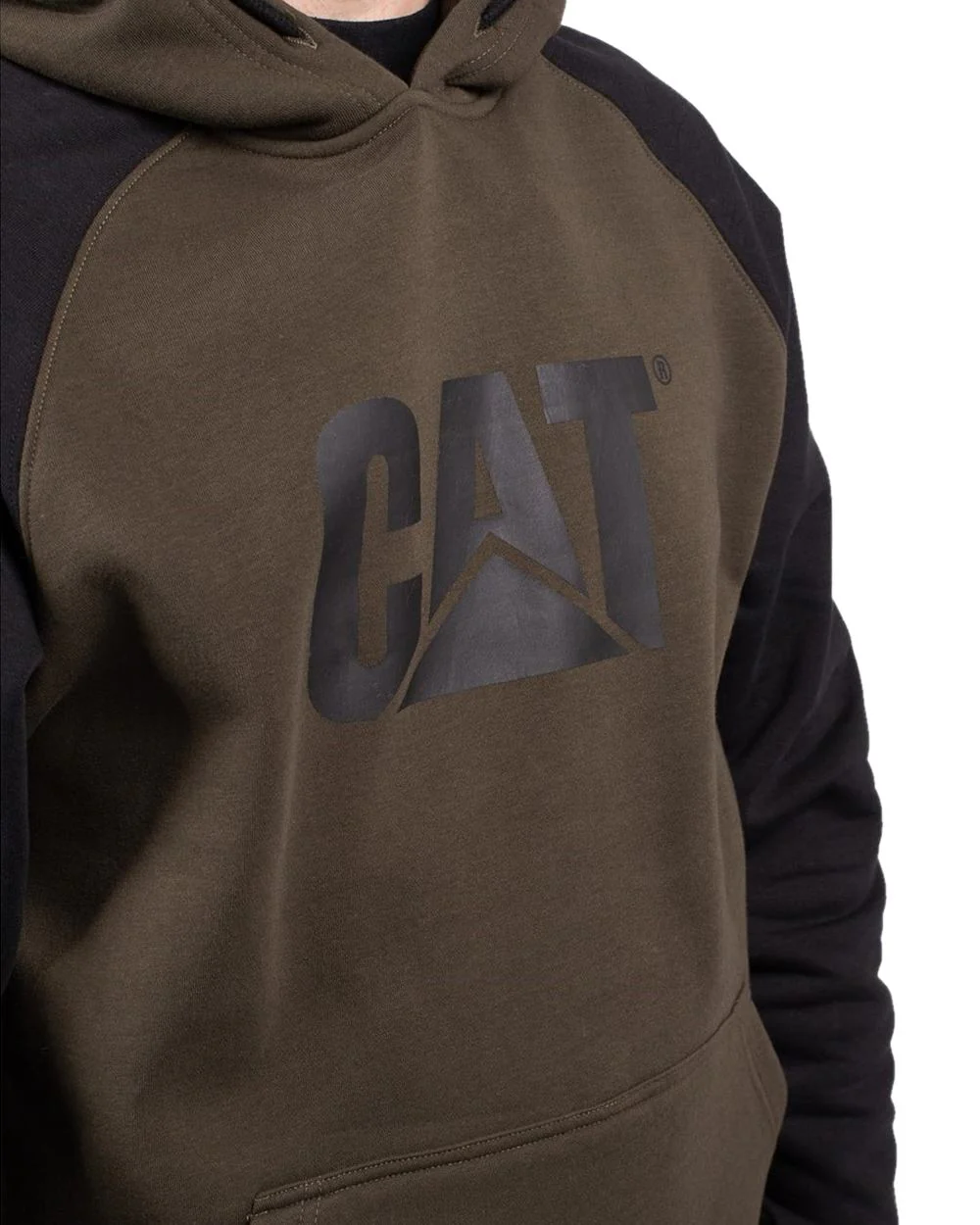 Caterpillar Mens Raglan Hooded Sweatshirt - Image 17