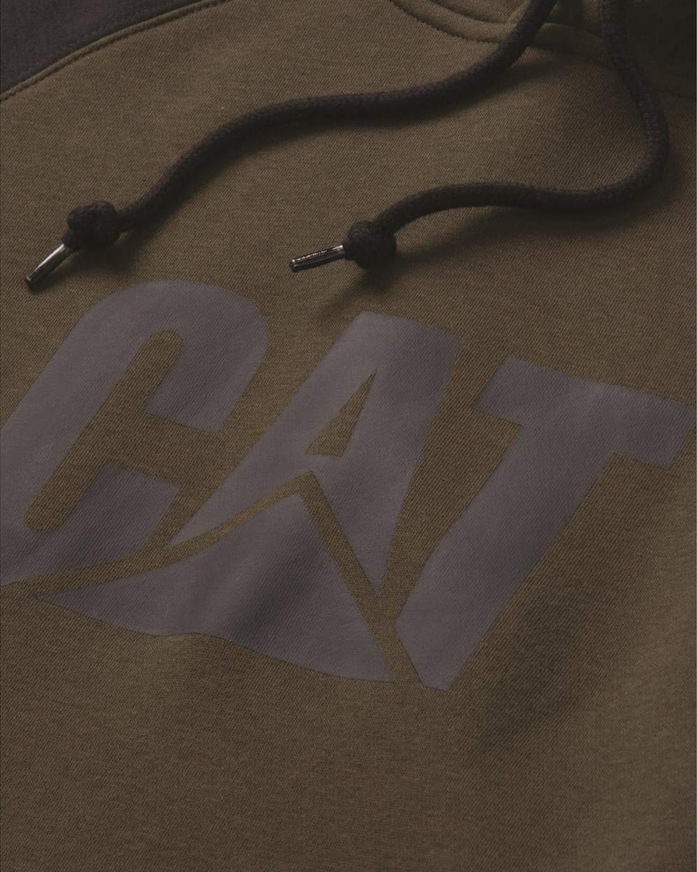 Caterpillar Mens Raglan Hooded Sweatshirt - Image 18
