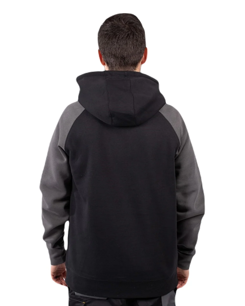 Caterpillar Mens Raglan Hooded Sweatshirt - Image 4