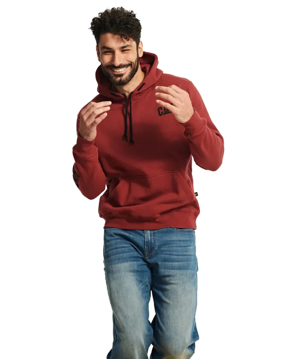 Caterpillar Trademark Banner Hooded Sweatshirt - Image 10