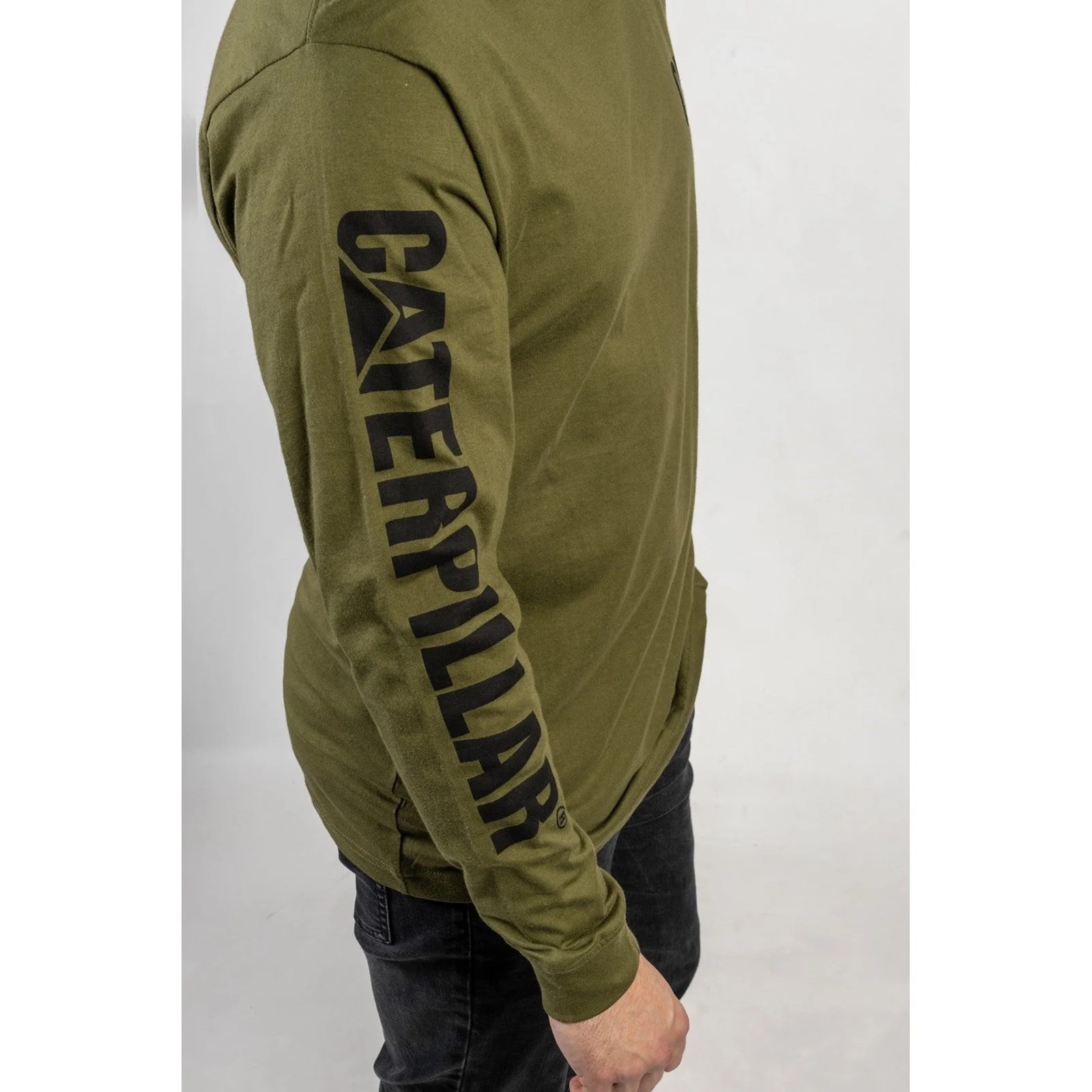 Caterpillar Trademark Banner Long Sleeve T Shirt - Image 14