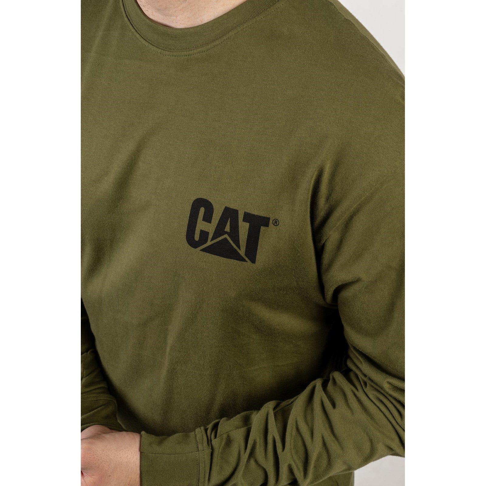 Caterpillar Trademark Banner Long Sleeve T Shirt - Image 15
