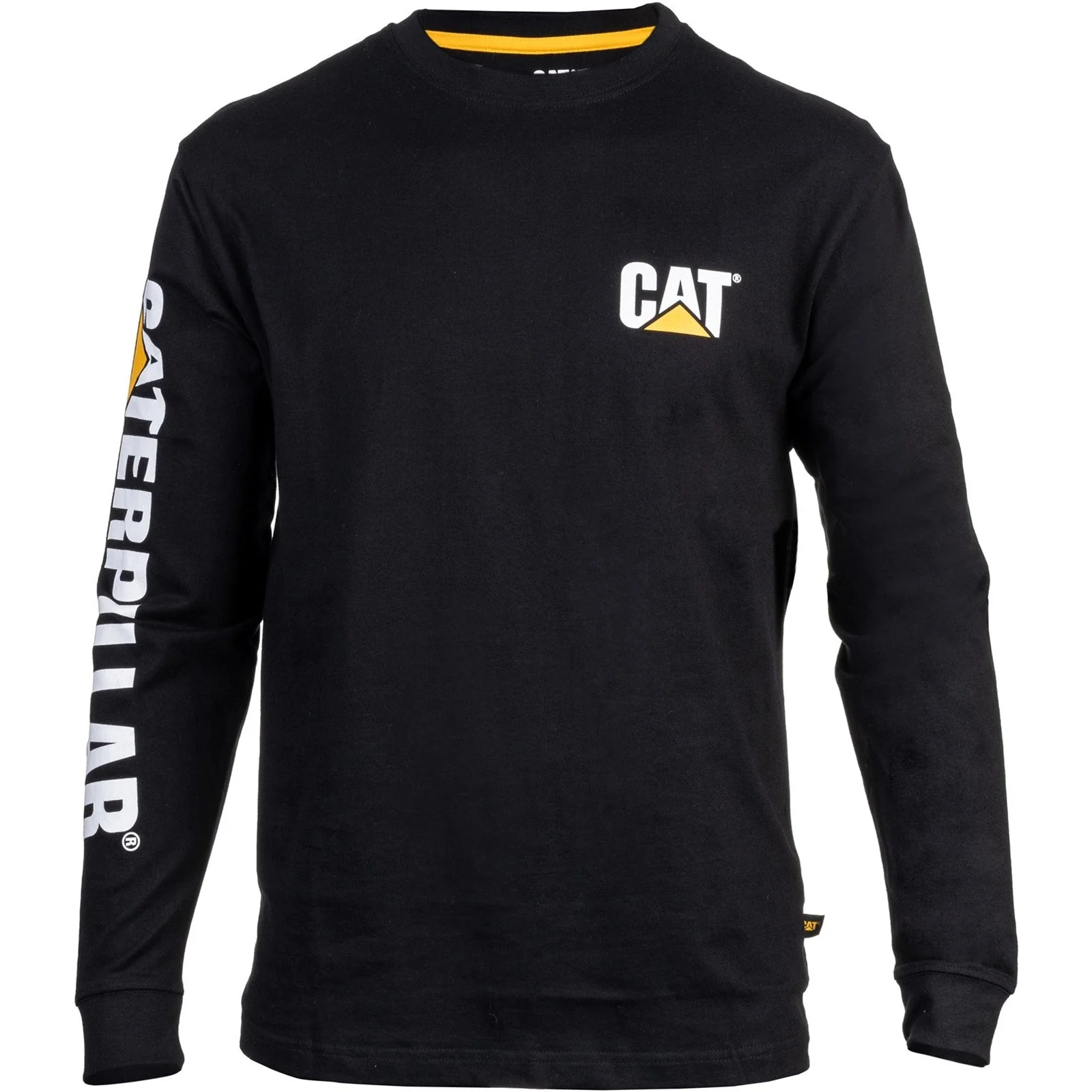 Caterpillar Trademark Banner Long Sleeve T Shirt - Image 3