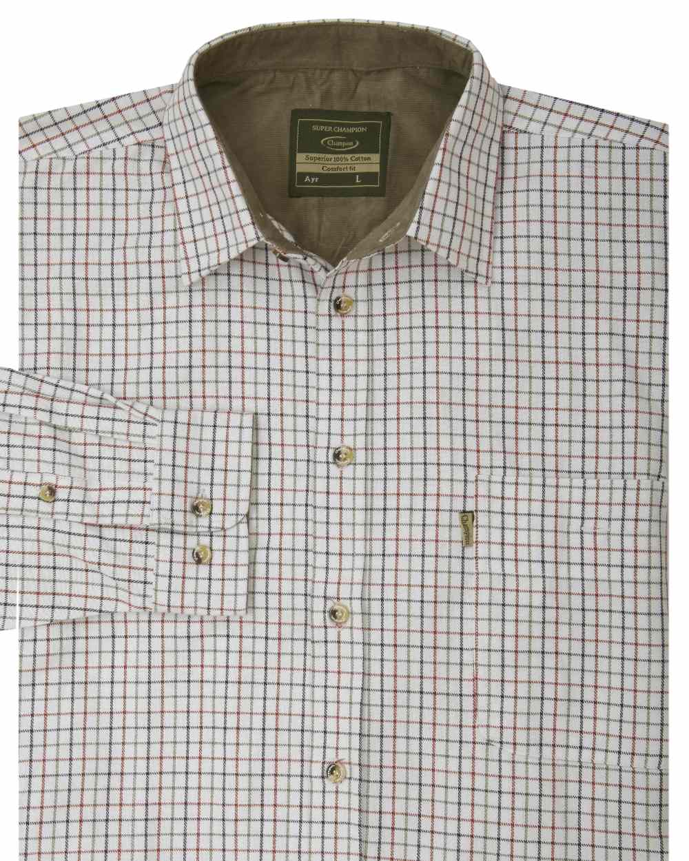 Champion Ayr Heavyweight All Cotton Tattersall Shirt - Image 6