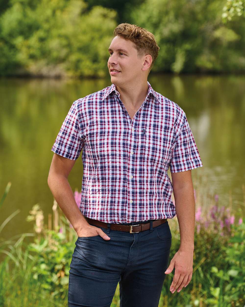 Champion Croyde Cotton Short Sleeved Shirt - Image 3