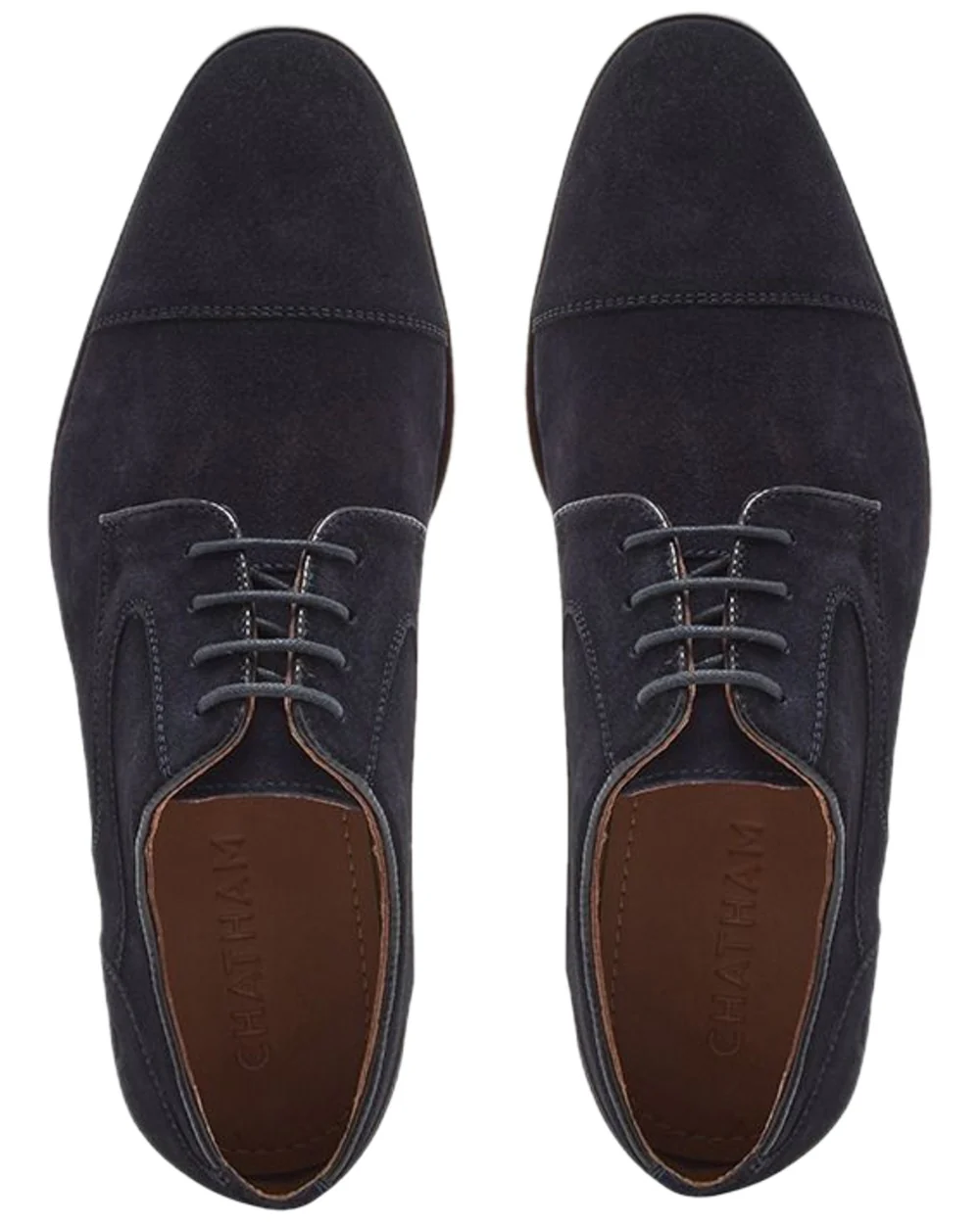 Chatham Mens Bude Premium Suede Brogues Shoes - Image 2