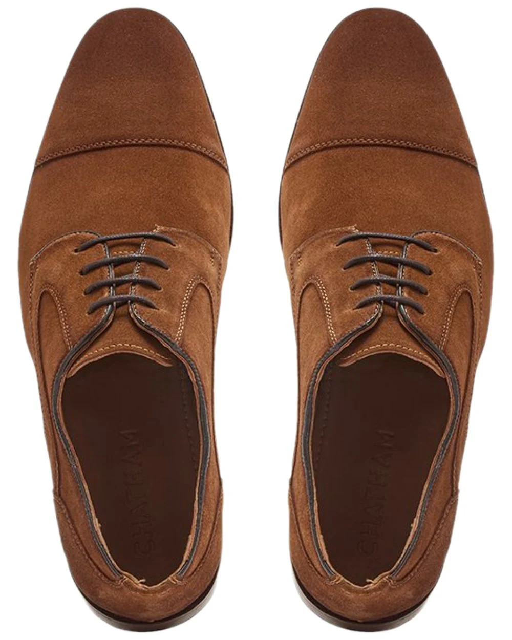 Chatham Mens Bude Premium Suede Brogues Shoes - Image 4