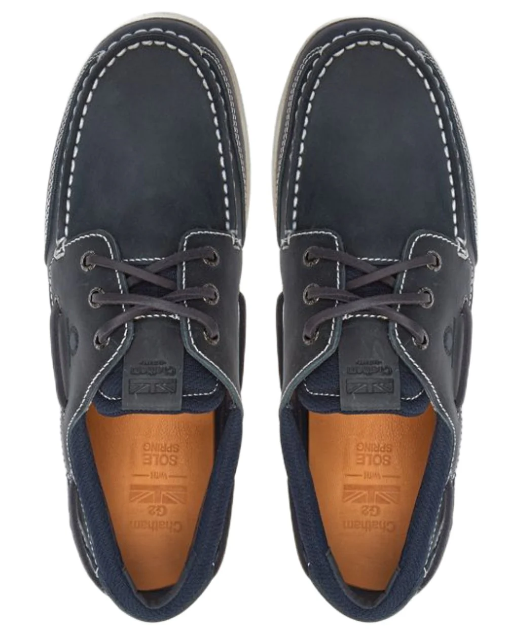 Chatham Mens Buton G2 Premium Leather Deck Shoes - Image 5