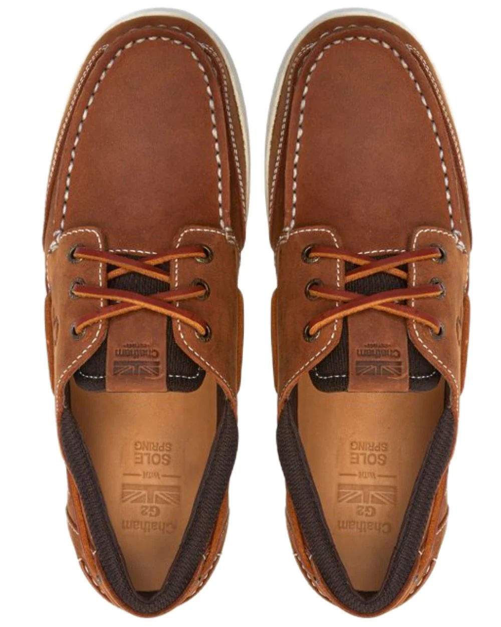 Chatham Mens Buton G2 Premium Leather Deck Shoes - Image 8
