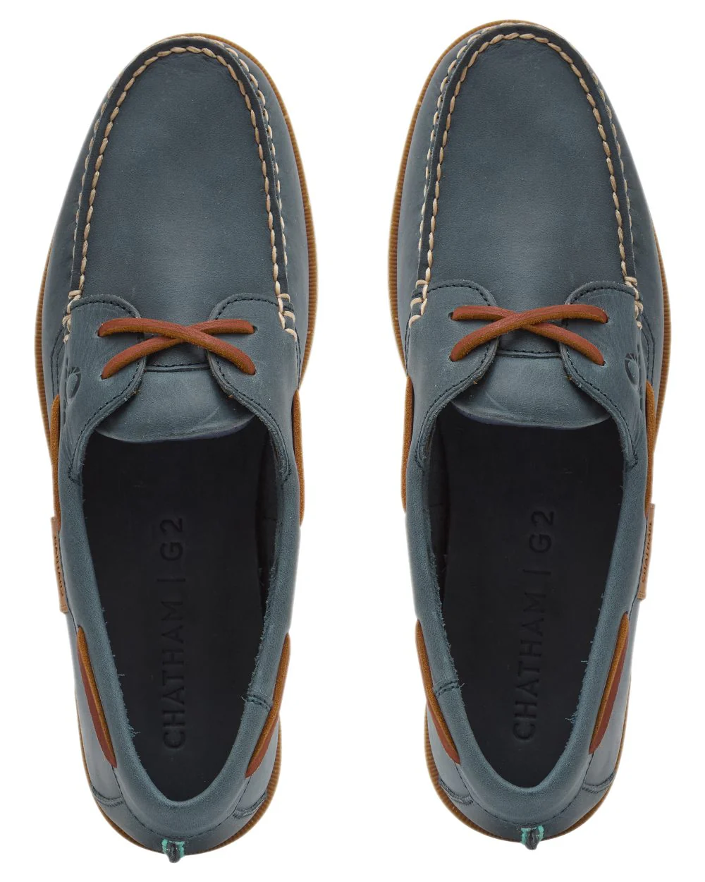 Chatham Mens Java II G2 Premium Leather Sustainable Deck Shoes - Image 2