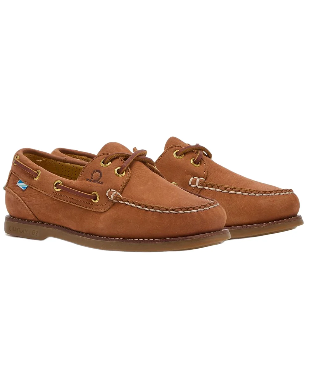 Chatham Mens Lyme G2 Premium Nubuck Boat Shoes - Image 2