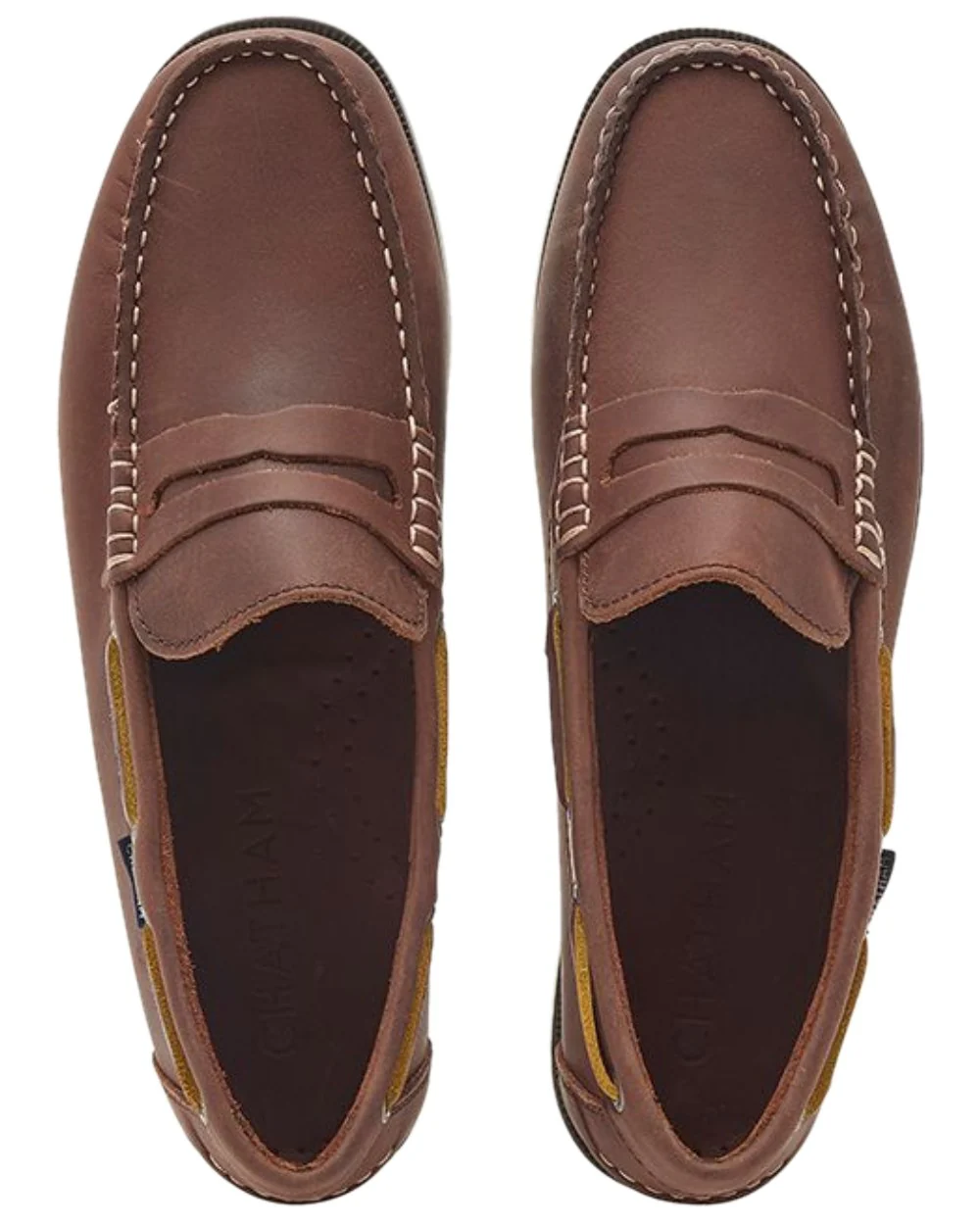 Chatham Mens Shanklin Premium Leather Loafers - Image 4
