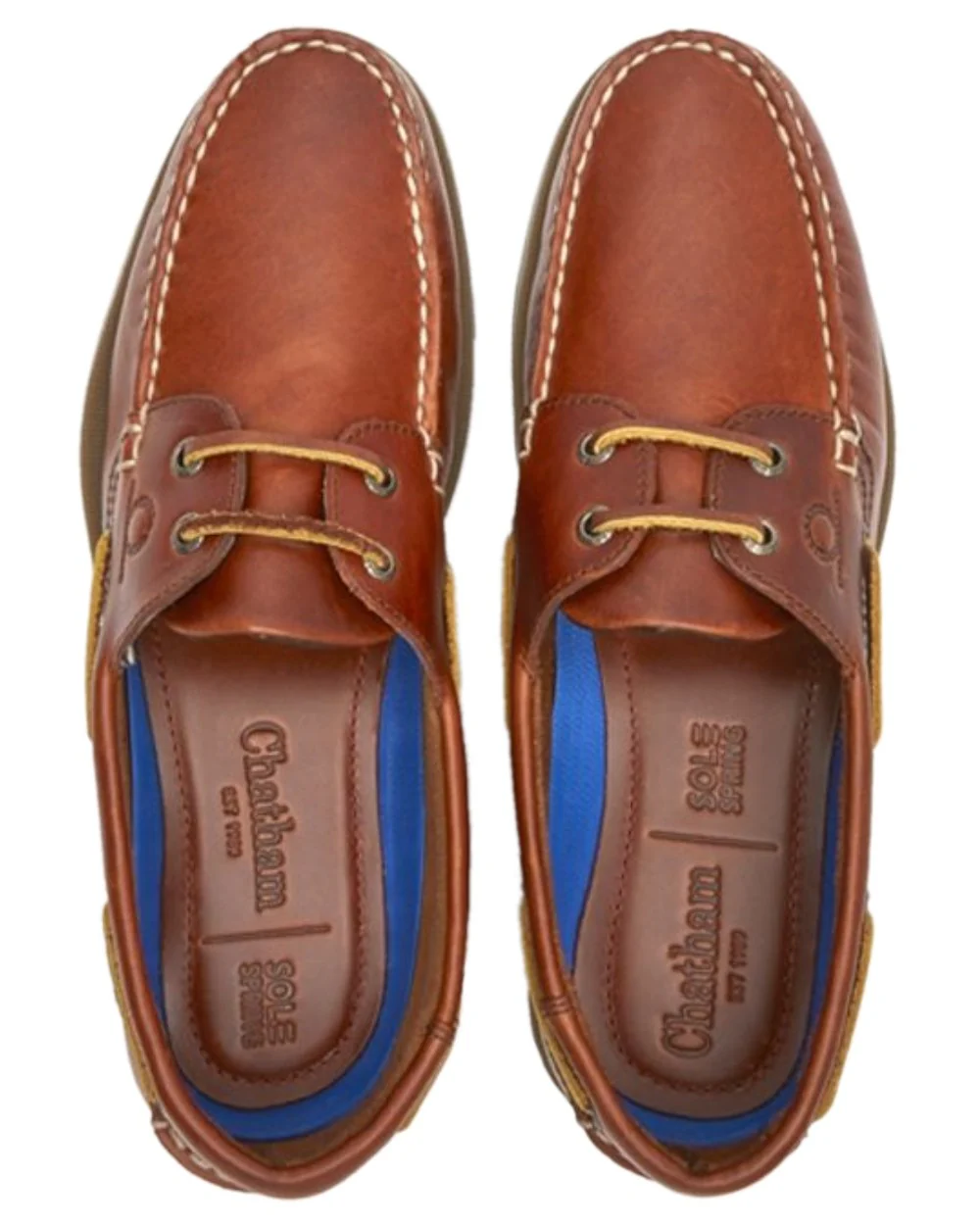 Chatham Mens Deck II G2 Premium Leather Boat Shoes - Image 11