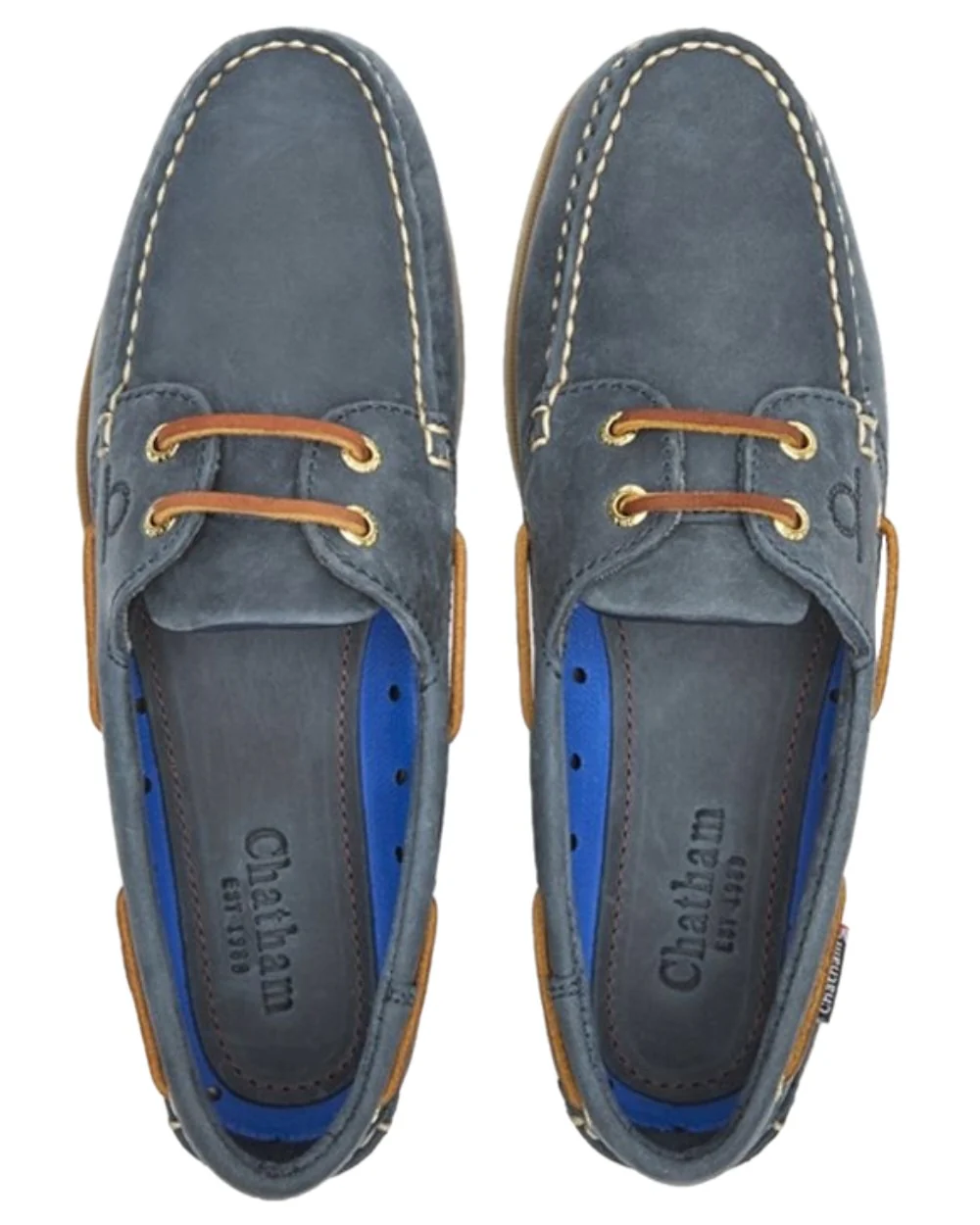Chatham Mens Deck II G2 Premium Leather Boat Shoes - Image 9