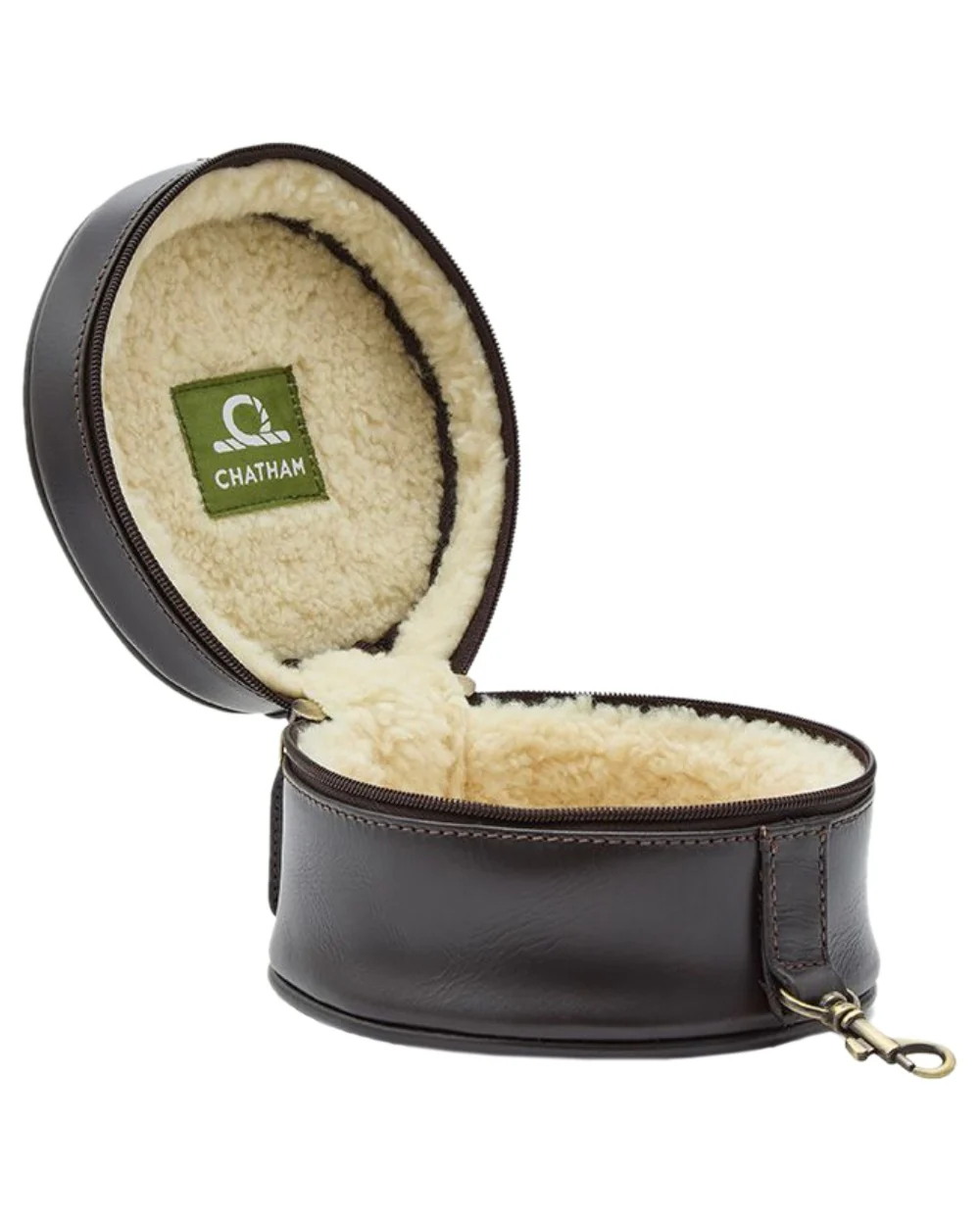 Chatham Premium Pull Up Leather Hearing Protection Case - Image 2