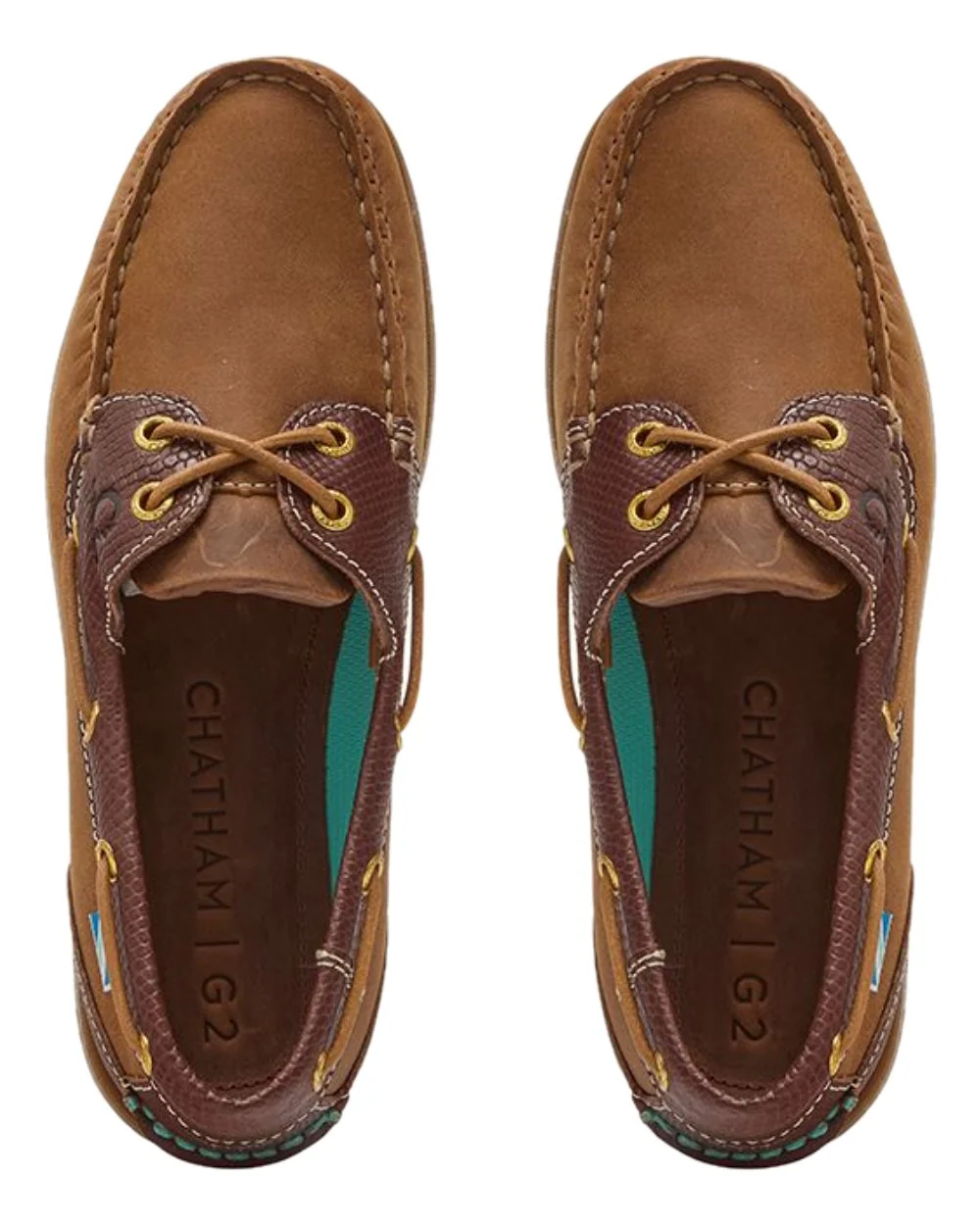 Chatham Womens Bermuda G2 Leather Boat Shoes - Image 3