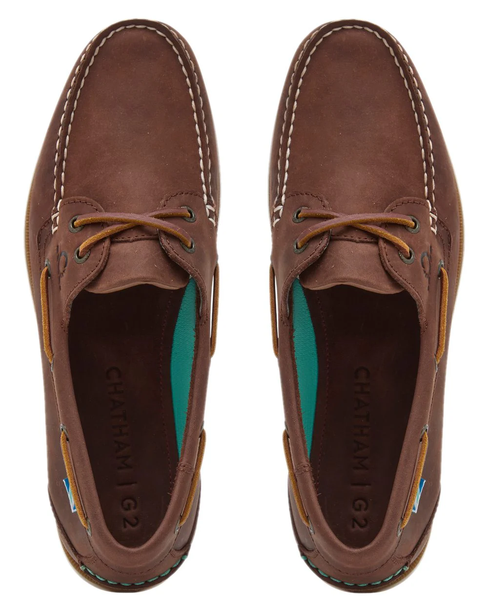 Chatham Womens Deck II G2 Premium Leather Boat Shoes - Image 12