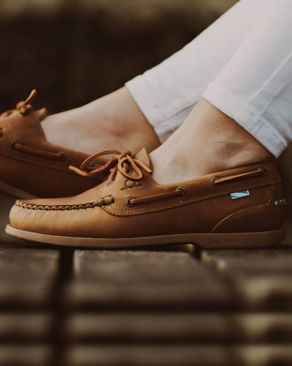 Chatham Womens Deck II G2 Premium Leather Boat Shoes - Image 18