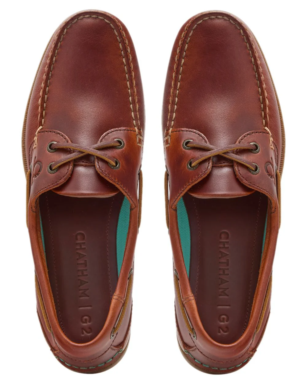 Chatham Womens Deck II G2 Premium Leather Boat Shoes - Image 8