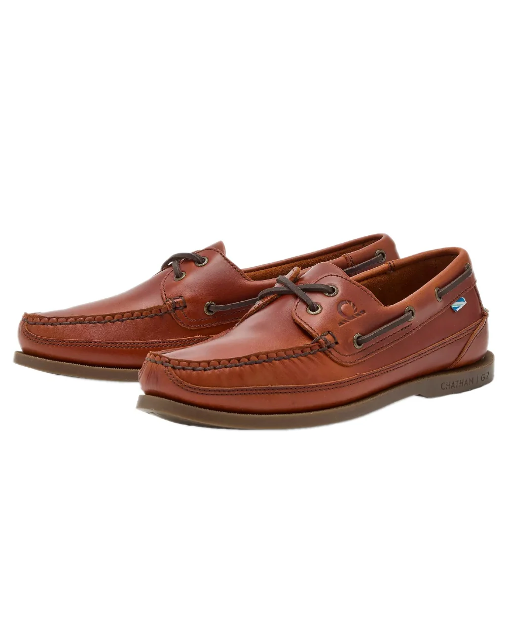 Chatham Womens Kayak G2 Premium Leather Wide Fit Boat Shoes - Image 4