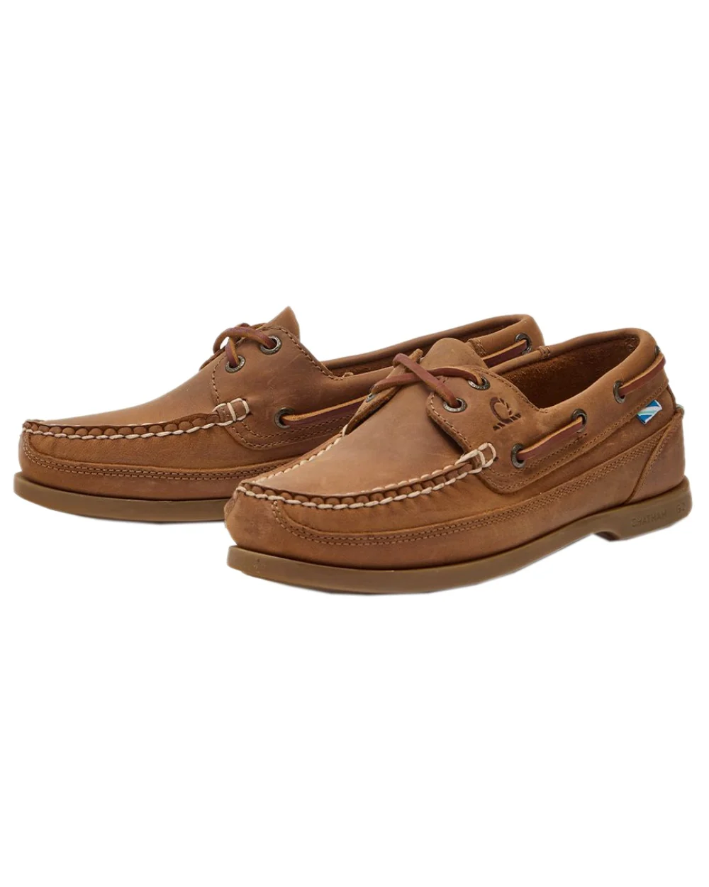 Chatham Womens Kayak G2 Premium Leather Wide Fit Boat Shoes - Image 7