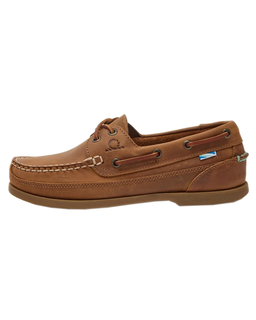 Chatham Womens Kayak G2 Premium Leather Wide Fit Boat Shoes - Image 8