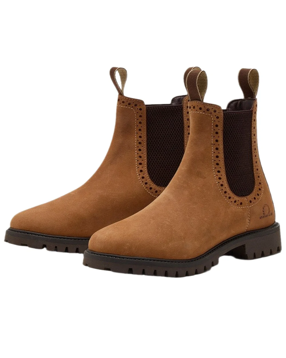 Chatham Womens Moreton Leather Brogue Chelsea Boots - Image 3