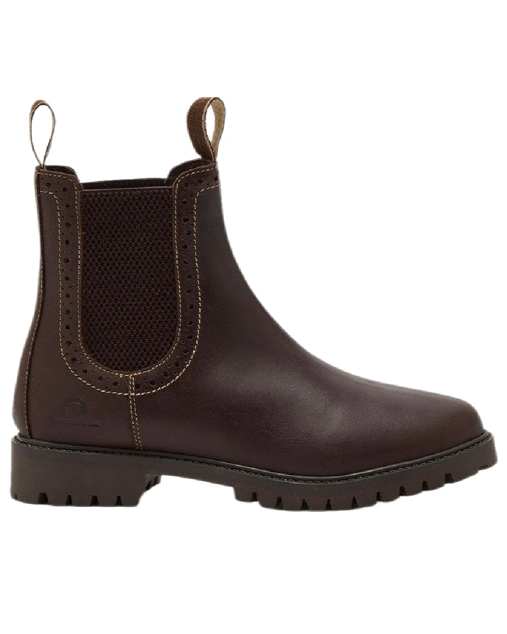 Chatham Womens Moreton Leather Brogue Chelsea Boots - Image 5